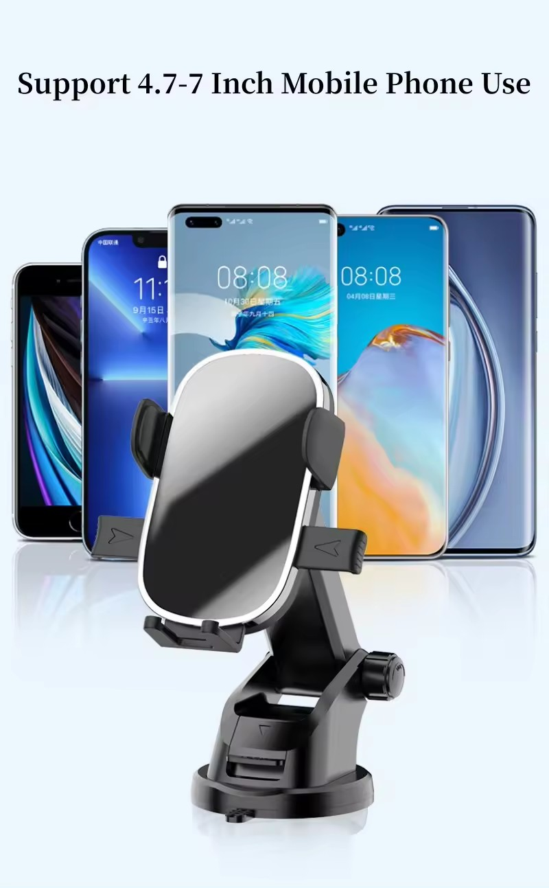 Suport Telefon Auto cu brat Telescopic si prindere cu Ventuza pentru Bord/Parbriz