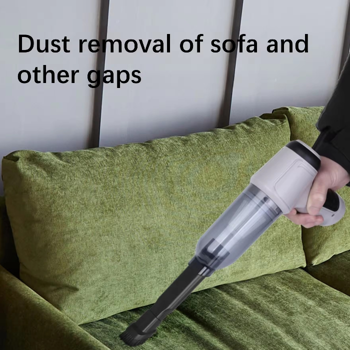 Aspirator, Suflanta si Pompa de aer 3 in 1 cu acumulator la Usb, 120W