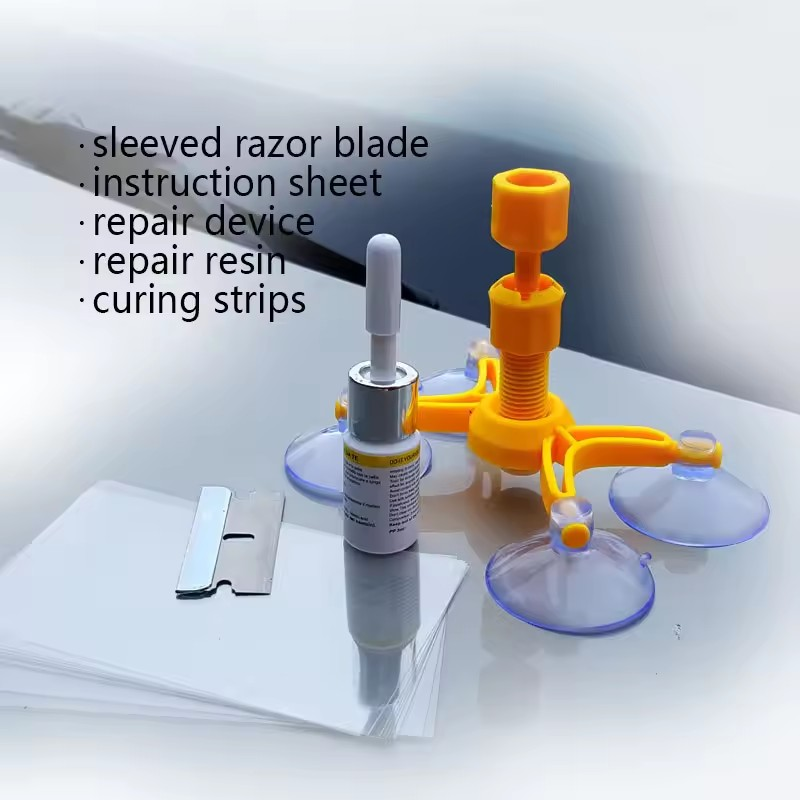 Kit Profesional pentru Repararea Parbrizului sau Geamului Auto, Windshield