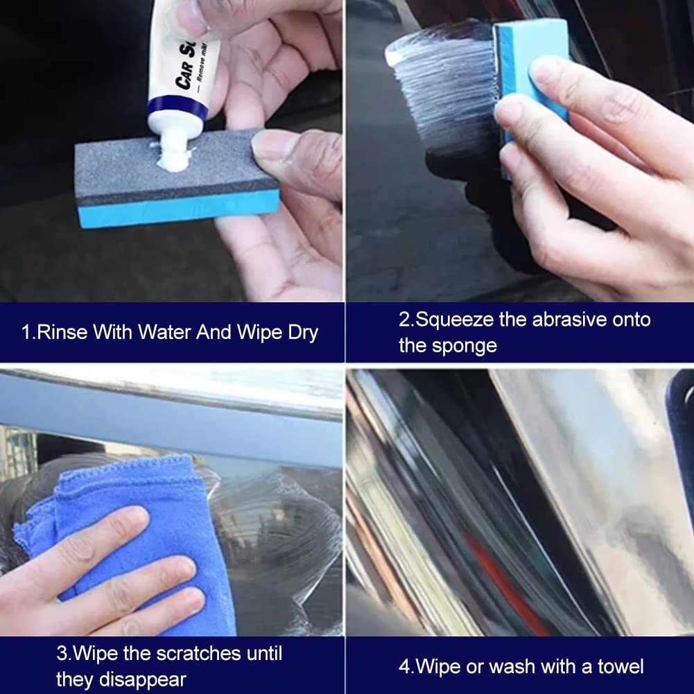 Kit de Reparare Zgarieturi Auto/Moto - Revitalizant pentru Vopsea cu Aplicator si Compus de Lustruire