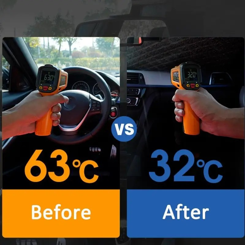 Parasolar Auto Pliabil pentru Masina, model Umbrela, Rezistent UV